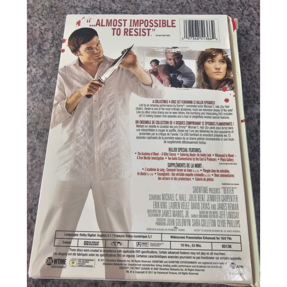 Dexter 2009 Breygent Collectors Album Season 1 Used &Season 2 Sealed New - Picture 3 of 9